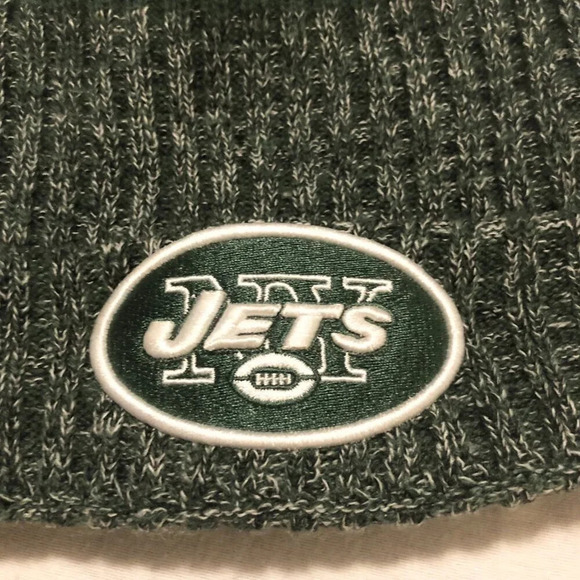 NFL Team Logo New York Jets New Era Toque Winter Knit Beanie Hat - Picture 2 of 15